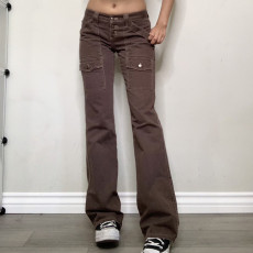 Multi-pockets High Waist Jean GDMY-2030