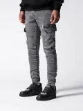 Men's Black Slim Pencil Jeans GDMY-MGD185