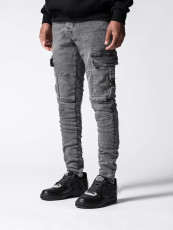 Men's Black Slim Pencil Jeans GDMY-MGD185