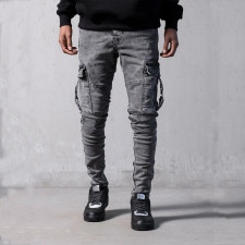 Men's Black Slim Pencil Jeans GDMY-MGD185
