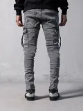 Men's Black Slim Pencil Jeans GDMY-MGD185