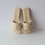 Fashion Beach Leather Sandal Slippers GDLW-313-20