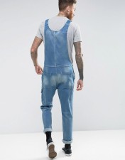 Men's Fashion Slim Washed Denim Back Pant GDMY-1937