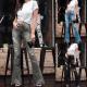 High Waist Holes Slim Micro Flare Jeans GDMY-LF006