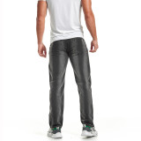 Men's Denim Washed Straight Jeans GDMY-1301