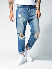 Men's Loose Holes Fashion Washed Jeans GDMY-MGD25