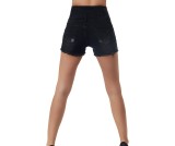 Fashion Holes High Waist Denim Shorts GDMY-LF012