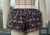Pre Order: About 7 work days shipping Mesh Ruffles Sexy Shorts YUEM-Y220200