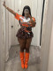 Pre Order: About 7 work days shipping Vintage Casual Short Sleeve Print Tops YUEM-Y220234