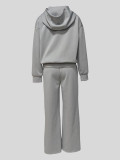 Solid Color Hooded Sweatshirts Two Piece Pants Set MIL-T088 