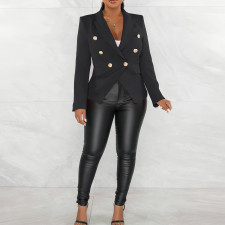 Solid Color Long Sleeve Blazer Coats AIL-AL288