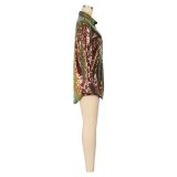 Long Sleeve Sequin Shirt Coats AIL-AL293