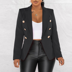 Solid Color Long Sleeve Blazer Coats AIL-AL288