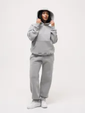 Solid Color Hooded Sweatshirts Two Piece Pants Set MIL-T088 