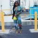 Fashion Color Block Zipper Jumpsuit LSD-LD8209