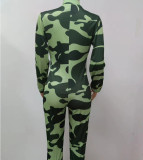 Fashion Color Block Zipper Jumpsuit LSD-LD8209