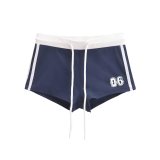 Printed Color Clash Casual Shorts GYSE-24468