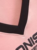 Printed V-Neck Color Block Long Sleeve Top GYSE-AP24468
