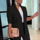 Solid Color Long Sleeve Loose Blazer AIL-AL304