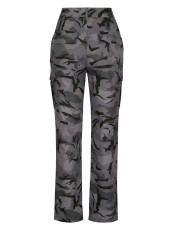 Camouflage Print Slim Straight Pants GYZY-8935