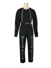 Hooded Sweatshirt Hot Drill Pants Suit SH-S391291