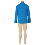 Solid Color Long Sleeve Loose Blazer AIL-AL304