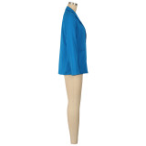 Solid Color Long Sleeve Loose Blazer AIL-AL304