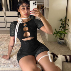 Sexy Hollow Out Knits Romper GYDE-YDT039