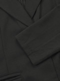 Solid Color Long Sleeve Loose Blazer AIL-AL304