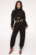 Solid Color Tie Up Two Piece Pants Set LSL-LS6321