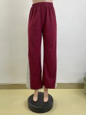 Fashion Patchwork Loose Pants QOUY-M6024