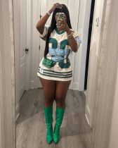 Pre Order: About 7 work days shipping Sport Print Short Sleeve Rugby T-shirt YUEM-220240