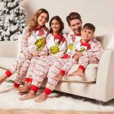 Christmas Printed Parent-Child Pajama Set GSGS-0696