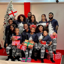 Christmas Print  Parent-Child Family Longewear Suit GSGS-0707