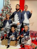 Christmas Print  Parent-Child Family Longewear Suit GSGS-0707