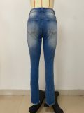 Fashion Holes Tassel Jeans LSD-2270
