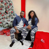 Christmas Print  Parent-Child Family Longewear Suit GSGS-0707