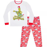Christmas Print Pajamas Parent-Child Family Suit GSGS-0695