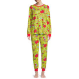 Christmas Print Casual Pajamas Parent-Child Suit GSGS-0701