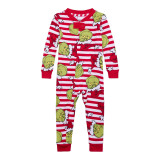 Christmas Stripe Print Parent-Child Loungewear Set GSGS-0699