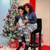 Christmas Print  Parent-Child Family Longewear Suit GSGS-0707