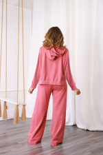 Solid Color Loose Hooded Two Piece Pants Set BLX-93004