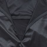 Sling V Neck Solid Color Evening Dress BY-7107