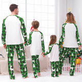 Christmas Print Plaid Patchwork Loungewear Parent-child Set GFTM-JJF32-889