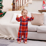 Christmas Printed Colorblocked Parent-Child Pajama Set GFTM-JJF103-3
