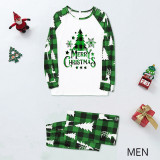 Christmas Print Plaid Patchwork Loungewear Parent-child Set GFTM-JJF32-889