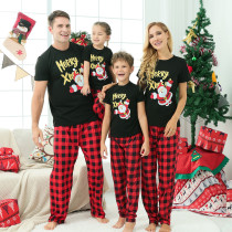Christmas Printed Short Sleeve Parent-child Home Set GFTM-JJF53-806