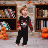 Christmas Letter Print Long Sleeve Parent-Child Set GFTM-JJF109-2221