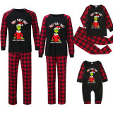 Christmas Printed Patchwork Plaid Print  Parent-Child Pajama Set GFTM-JJFA01