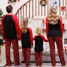 Christmas Letter Print Long Sleeve Parent-Child Set GFTM-JJF109-2221